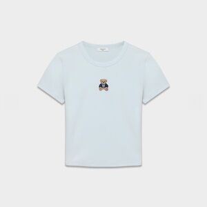 Sunday Best Light Blue Tee with Bear Motif